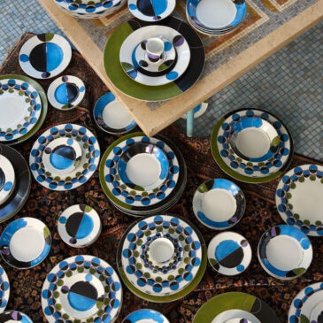 Tania Bulhões lança Bossa, coleção de porcelanas de Limoges inspirada no modernismo brasileiro e no espírito criativo dos anos 50